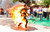 A Tibetan exile runs after setting himself on fire during a protest against the upcoming visit of Chinese President Hu Jintao to India in New Delhi March 26, 2012. Hu is scheduled to attend the BRICS (Brazil, Russia, India, China and South Africa) Summit in India on March 29. REUTERS/Stringer